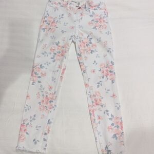 Abercrombie floral pull-on jean legging